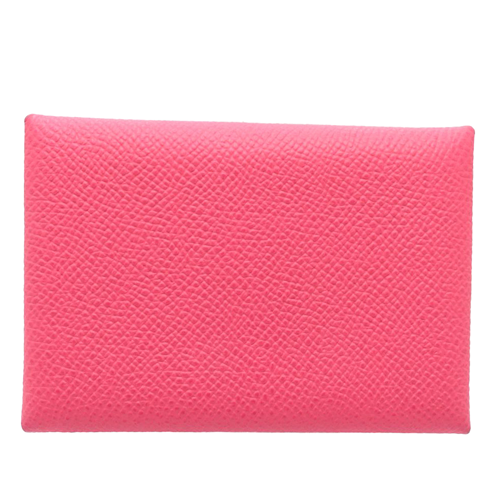 Pre-Loved Hermes Epsom Calvi Duo Card Holder